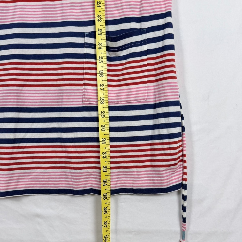 Boden Striped Swim Dress M Drawstring Waist Pocket Beach Vacation Resort Pool - Picture 11 of 11
